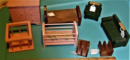 Hall&#39;s Doll House Furniture 8 Pice Set - £29.10 GBP