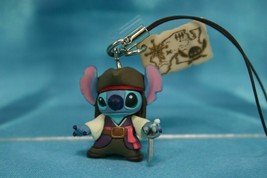 Takara Tomy Disney Lilo &amp; Stitch Pirates Style Mini Figure Strap 626 Stitch B - £27.64 GBP