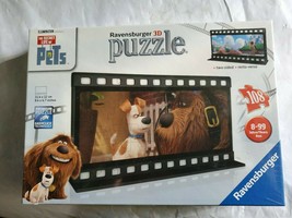 The Secret Life of Pets 2-Sided 3D Filmstrip 108 pcs Puzzle Ravensburger... - $14.74