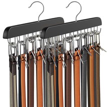 Belt Hanger, For Closet, Sturdy Wood Belt Rack Closet Accessories With 1... - £31.44 GBP