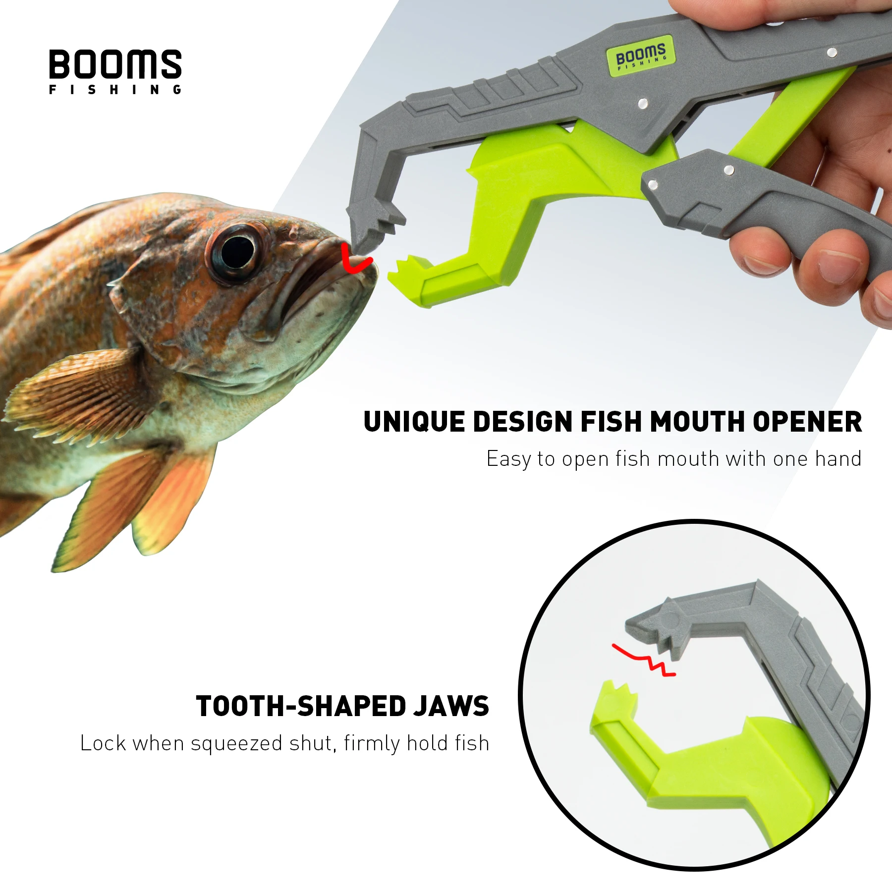 Sporting Booms Fishing G5F7 Fishing Pliers and Fish Gripper Compose Tools Set wi - £55.85 GBP