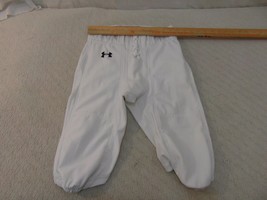 New W/O Tags Youth Boy's Under Armour Authentic White XL Polyester Pants 34167 - $24.29