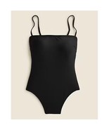 J. Crew Black One Piece Swimsuit Classic Lined Size 24 NWT - $485.32 MXN