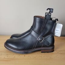 NEW George Men’s Zipper Black Ankle Boots Chukka 11 Medium Comfort Work ... - $33.65