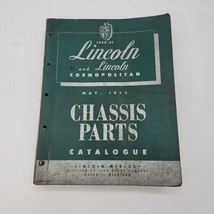 1949-51 Lincoln Mercury Cosmopolitan Chassis Parts Catalog May 1952 - $11.69