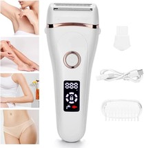 Women Portable Electric Waterproof Shaver Trimmer Full Body Razor Wet Dry Use - £20.56 GBP