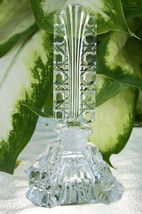 Vintage Czech Perfume Bottle~Dauber~Signed~3.5&quot;~Square Bottle~Perfect Co... - £138.66 GBP
