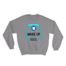 Coffee Magic Potion : Gift Sweatshirt Cafe Latte Cappuccino Cup Wake Up Morning - £23.14 GBP