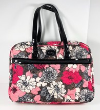 Vera Bradley Weekender Laptop Travel Bag Compact Duffle Carry On Quilted Mocha R - £70.17 GBP