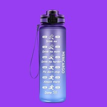 32oz Motivational Water Bottle (Purple &amp; Blue) - $15.15