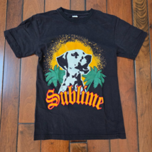 SUBLIME Lou Dog T-Shirt Size S Band Tee Y2K Dalmatian Palm Trees Long Beach - $14.80