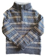 JARVIS ARCHER ~ Size 5T ~ 1/4 Zip ~ Turtleneck Sweater ~ Cotton ~ GRAY F... - $42.10 CAD