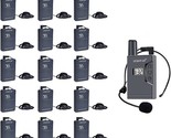 Wireless Tour Guide Voice Audio Transmission System For Church,School,Tr... - $630.99