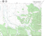 Peterson Lake, Montana 1979 Vintage USGS Topo Map 7.5 Quadrangle Topogra... - $23.99