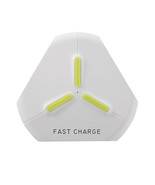 Qi Fast Charge Wireless Charging Plate with LED Indicator Iron Triangle ... - £3.79 GBP