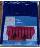 Whole Home Collette Valance - BRAND NEW IN PACKAGE - Ascot Design - Navy... - $19.79