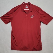 Fanatics Arizona Cardinals Mens Polo Shirt Sz XL Short Sleeve Lightweigh... - $16.87