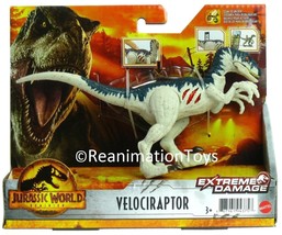 Jurassic Park World Dominion Extreme Damage Velociraptor Raptor New Mint NIB - £39.86 GBP