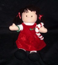 14&quot; Vintage Lillian Vernon Christmas Doll W/ Candy Cane Stuffed Animal Plush Toy - £26.57 GBP