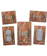 SOUTHWEST DESERT with CACTUS Light Switch Plates and Outlets Home Decor - $7.20 - $12.50
