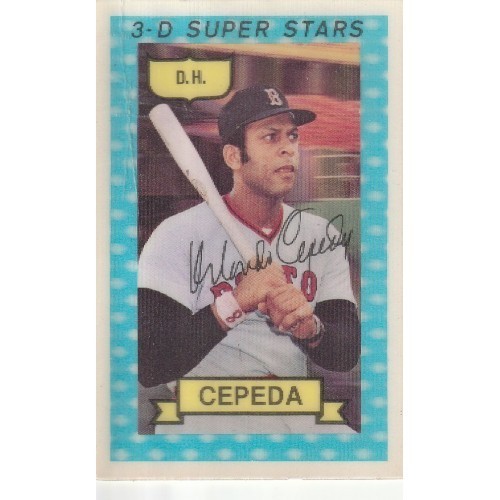 Primary image for 1974 Kelloggs 3-D Super Stars Orlando Cepeda, #24. See Scans. Look! 