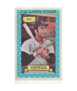 1974 Kelloggs 3-D Super Stars Orlando Cepeda, #24. See Scans. Look!  - £3.86 GBP