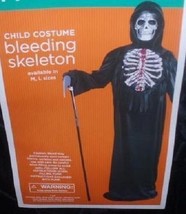 NEW Halloween Costume Child Large 49 - 54 Inches Tall SKELEBONES - £19.06 GBP