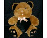 11&quot; VINTAGE CUDDLE WIT BLACK &amp; BROWN TEDDY BEAR STUFFED ANIMAL PLUSH SOF... - $28.50