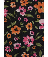 Women&#39;s H&amp;M L/S Black Floral Print Short Fit &amp; Flare Dress Sz XS - £11.60 GBP