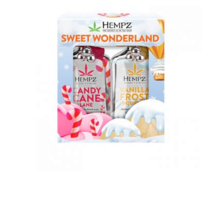 Hempz Sweet Wonderland Duo - Candy Cane &amp; Vanilla Frost 17 oz Lotion Pack - $39.58