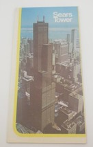1970s Vintage Sears Tower Chicago Brochure Street Map Tourist Souvenir - $19.60