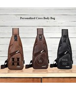 Personalized Cross Body Bag Unisex Chest Bag Gift For Nephew Gift For Ni... - $373.95 MXN