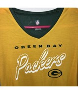 Green Bay Packers Women&#39;s NFL Team Apparel Short Sleeve Shirt Girls L-14 - £9.68 GBP