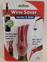 Jokari Wine Saver Aerates &amp; Seals ~ No Drips!! NEW - $14.99