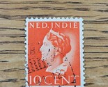 Netherlands Indies Stamp 10c Used Orange - $2.84
