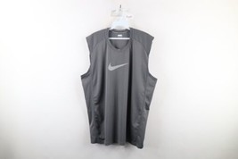 Vintage Nike Mens Large Travis Scott Center Big Swoosh Sleeveless Muscle T-Shirt - £38.66 GBP