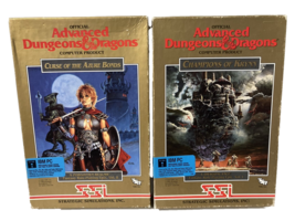 IBM PC SSI Advanced Dungeons &amp; Dragons Curse of the Azure Bonds &amp; Champions Game - £81.79 GBP