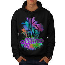 Wellcoda Palm Hawaii Sunny Mens Hoodie, Vacation Casual Hooded Sweatshirt - £25.79 GBP+