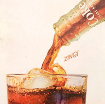 1962 Coca Cola Coke Soda Zing Advertisement Pop Beverage Vintage DWII29 - $29.99