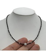 Diamond Black White Necklace 19 TCW 18k Gold 16 in Certified $5,950 920471 - £2,756.19 GBP