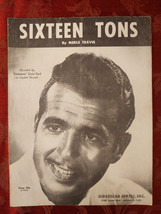 1947 Sheet Music SIXTEEN TONS Tennessee Ernie Ford Merle Travis - £14.05 GBP
