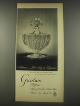 1956 Guerlain Shalimar Perfume Advertisement - Love Song in Fragrance - £14.76 GBP