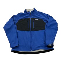Patagonia Men&#39;s Talus Jacket Full Zip Soft Shell 85135 Blue Black Men&#39;s Size XL - £47.95 GBP