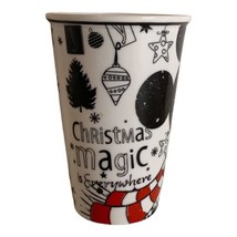 Disney Mickey Mouse Mug Cup Tumbler Christmas Magic is Everywhere - £6.96 GBP