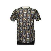 Men Oscar Banks Turkey Party T-Shirt Satin European 1168-07 Black Gold Fancy image 7