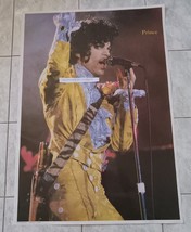 PRINCE VINTAGE LIVE ON STAGE WITH HIS ARM UP SINGING 21 1/4 X 30 3/4 POS... - $28.62