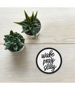 wake pray slay-Embroidered patches - £12.39 GBP