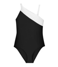 Members Mark Women&#39;s Swimsuit Size Small Asymmetric One Piece Black &amp; Wh... - $364.00 MXN