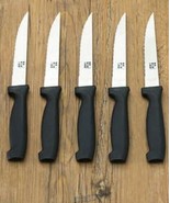 Home Basics-6-Piece Stainless Steel Knifes Soft, Ergonomic Handles - £11.20 GBP