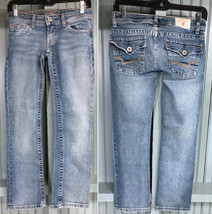 American Eagle Womens Regular Stretch Cotton Blend Jeans 28 x 26&quot; Distre... - £13.64 GBP